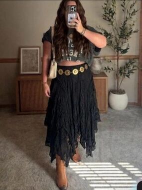 Amber Sky Asymetrical Skirt Large